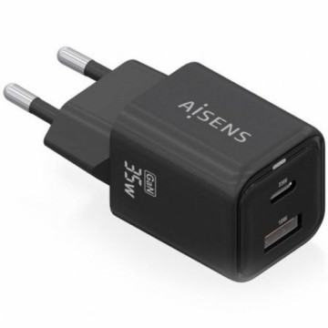 Sienas Lādētājs Aisens ASCH-35W2P025-BK Melns 35 W (1 gb.)