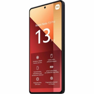 Смартфоны Xiaomi REDMI NOTE 13 PRO 6,67" HELIO G99 ULTRA 8 GB RAM 256 GB Чёрный Midnight black