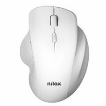 Ergonomiska optiskā pele Nilox NXMOWI3002 Balts 3200 DPI