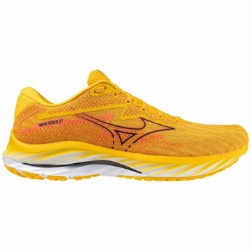 Running Shoes for Adults Mizuno Wave Rider 27 Orange