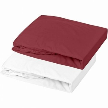 Fitted bottom sheet Domiva Pink