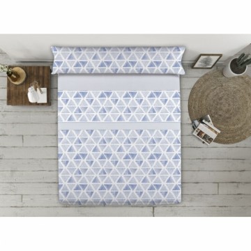 Bedding set Happy Home TRIANGLES AH Blue King size