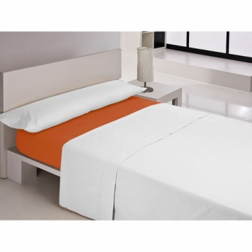 Fitted bottom sheet Happy Home MIX COLORS Orange Super king