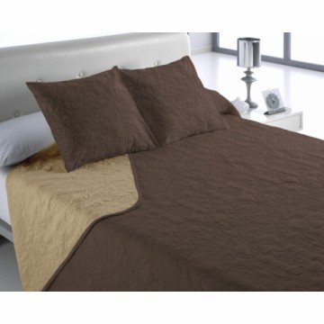 Bedspread (quilt) Hosteline VEGAS Brown Single (2 Pieces)