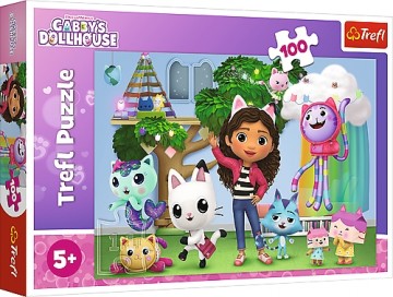 TREFL GABBY´S DOLLHOUSE Puzle, 100 gab.