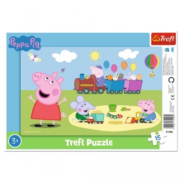 TREFL PEPPA PIG Пазл в рамке, 15 шт.