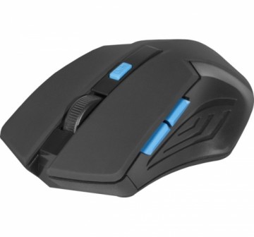 MOUSE DEFENDER ACCURA MM-275 RF BLACK-BLUE OPTICAL 1600DPI 6P