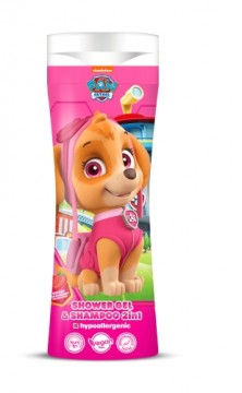 Europe Distribution Group PAW PATROL Šampūns un dušas želeja divi vienā, 300ml, Skaja (zemenes)