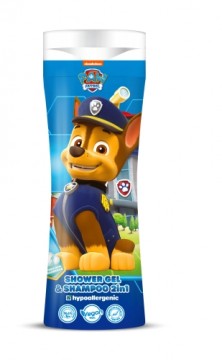 Europe Distribution Group PAW PATROL Šampūns un dušas želeja divi vienā, 300ml, Čeiss (košļājamā gumija)