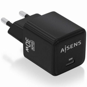 Sienas Lādētājs Aisens ASCH-30W1P036-BK Melns 30 W (1 gb.)