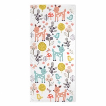 Vannas dvielis HappyFriday Moshi Moshi Woodland Daudzkrāsains 70 x 150 cm