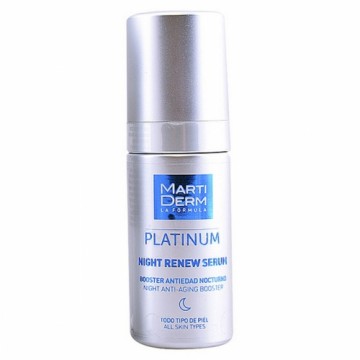 Night-time Anti-ageing Serum Martiderm Platinum Night Renew 30 ml