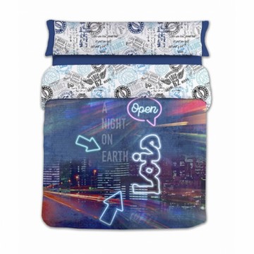 Duvet cover set Lois NIGHT P. Blue Double 3 Pieces