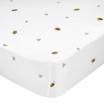 Fitted sheet HappyFriday Honey Multicolour 105 x 200 x 32 cm