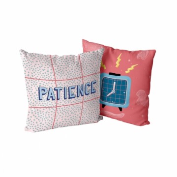 Cushion cover HappyFriday Aware Patience Multicolour 50 x 50 cm 2 Pieces