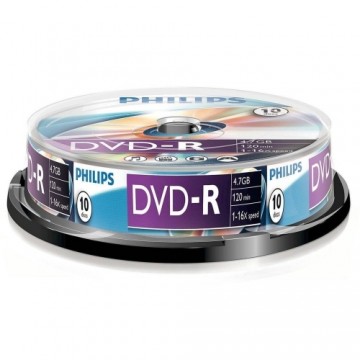 Philips DVD-R 4.7GB cake box 10