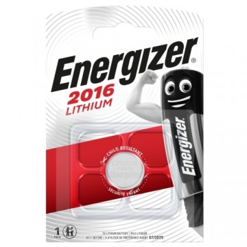 Energizer CR2016 BLISTERA IEPAKOJUMĀ 1GB.