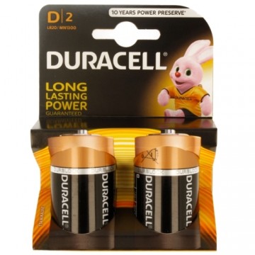 Duracell MN 1300 Basic D (LR20) Блистерная упаковка 2шт.