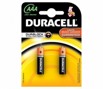 Duracell MN 2400 Basic AAA (LR03) Blistera iepakojumā 2gb.