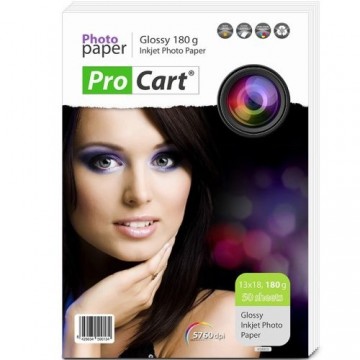 Procart Glossy Photo Paper A5 (13x18) 180g/m2 50 sheets