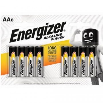 Energizer LR06-8BB Alkaline Power AA (LR6) BLISTERA IEPAKOJUMĀ 8GB.