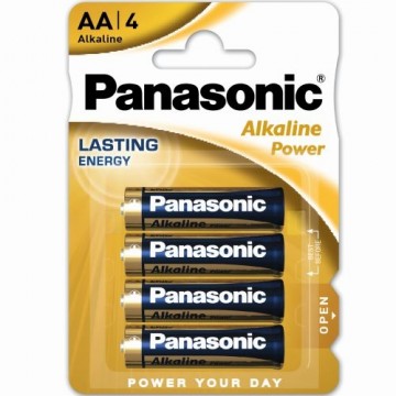 Panasonic LR06-4BB Alkaline Power AA (LR06) БЛИСТЕРНАЯ УПАКОВКА 4ШТ.