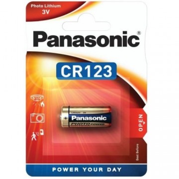 Panasonic CR 123 Blistera iepakojumā 1gb