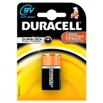 Duracell MN 1604 Basic (6LR61) Blistera iepakojumā 1gb.