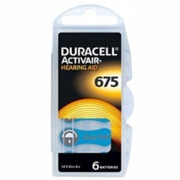 Duracell Hearing 675 (A675) Blistera iepakojumā 6gb.