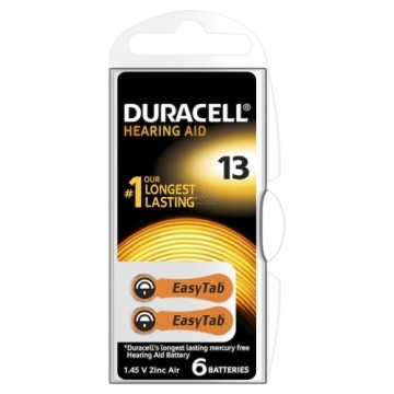 Duracell Hearing 13 (A13) Блистерная упаковка 6шт.