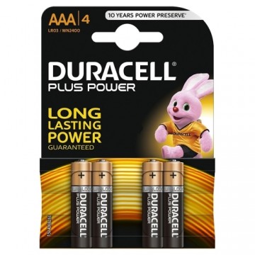 Duracell MN 2400 Plus Power AAA (LR03) Blistera iepakojumā 4gb.