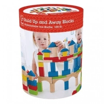 HAPE wooden blocks Build Up and Away, E0427