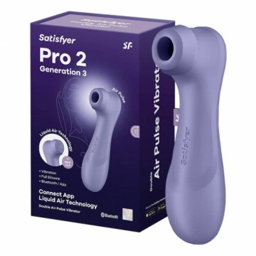 Satisfyer Pro 2 Generation 3 Vibrators ar bezvadu vadību Violets