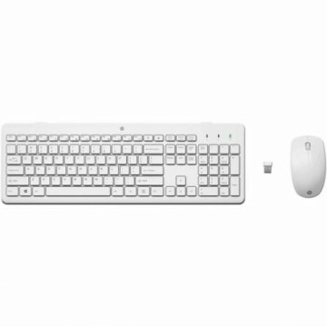 Клавиатура и беспроводная мышь HP 230 Белый Испанская Qwerty