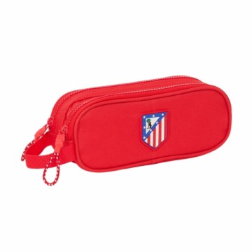 AtlÉtico Madrid Двойной пенал Atlético Madrid Красный 21 x 8 x 6 cm