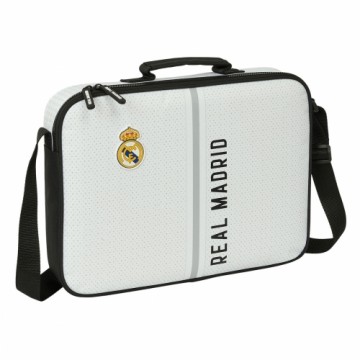 School Satchel Real Madrid C.F. White Grey 38 x 28 x 6 cm