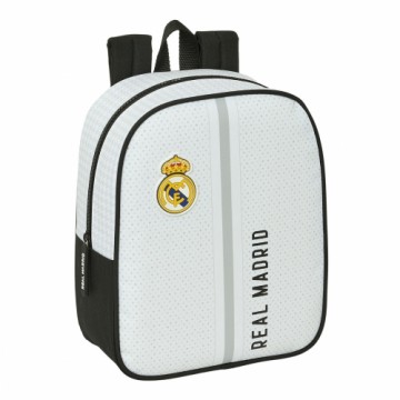 Bērnu soma Real Madrid C.F. 24/25 Balts Pelēks 22 x 27 x 10 cm