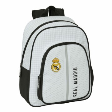 Skolas soma Real Madrid C.F. 24/25 Balts Pelēks 28 x 34 x 10 cm