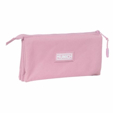 Triple Carry-all Munich Basic Pink 22 x 12 x 3 cm