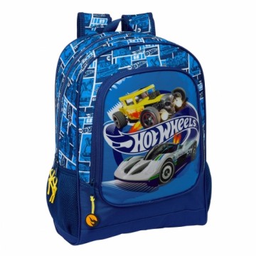 Школьный рюкзак Hot Wheels Sonny Тёмно Синий 32 x 42 x 14 cm