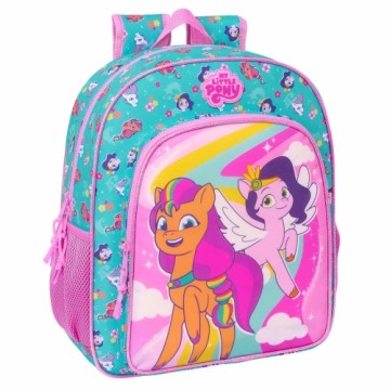 Школьный рюкзак My Little Pony Magic Розовый бирюзовый 32 x 38 x 12 cm