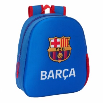 Skolas soma F.C. Barcelona Tumši Zils 27 x 33 x 10 cm