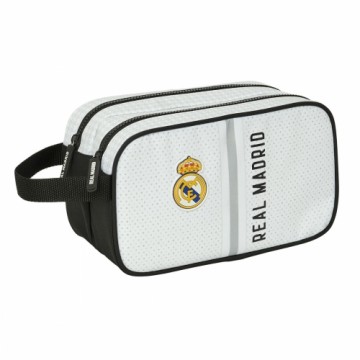 Дорожный несессер Real Madrid C.F. Белый Серый Спортивный 26 x 15 x 12.5 cm