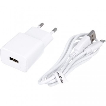 Maxlife MXTC-01 Зарядное устройство 1A  + MICRO USB кабель 1m