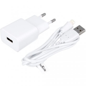 Maxlife MXTC-01 USB charger + Lightning cable 1m