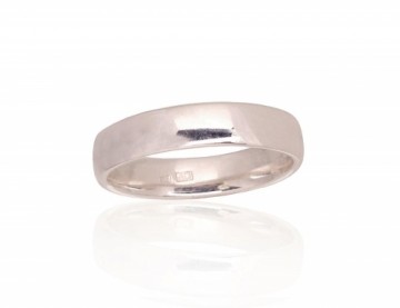 Silver wedding ring #2101773, Silver 925°, Size: 20.5, 4.1 gr.