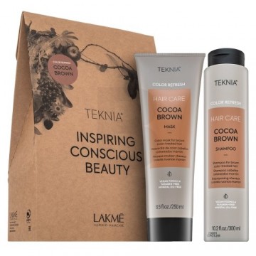 LakmÉ Lakmé Teknia Color Refresh Cocoa Brown Pack шампунь + маска для каштановых волос 300 мл + 250 мл