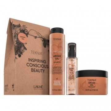 LakmÉ Lakmé Teknia Hair Care argana eļļas komplekts matu mitrināšanai 300 ml + 250 ml + 125 ml