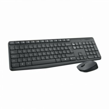 Клавиатура Logitech Серый QWERTY