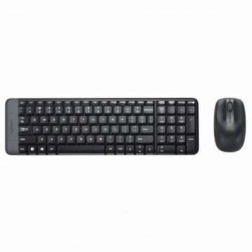 Klaviatūra Logitech 920-003721 Melns QWERTY